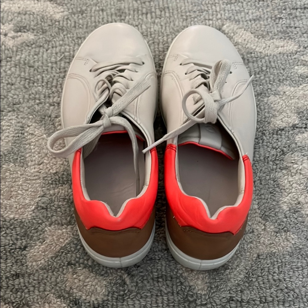 Ecco walking shoes.